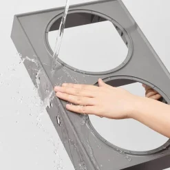 Furry Haven Haustierzubehör|Tierfütterung-Erhöhter, verstellbarer Futternapf für Haustiere – Ständer für Hunde- und Katzennäpfe