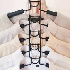 Room to Spare Aufbewahrung Und Organisation-2er-Pack 5-stufige Metallbügel – Platzsparender, faltbarer Organizer