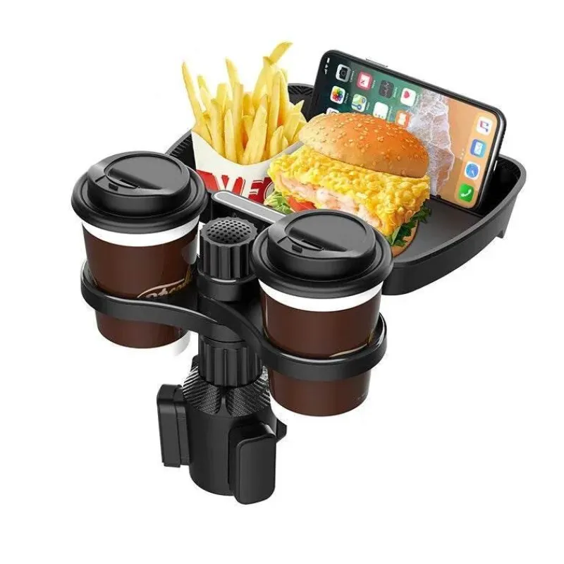 Wild u0026 Free Gear Autozubehör|Automobilindustrie-Erweiterbarer Getränkehalter für Snacktische im Auto – Multifunktionales Reisezubehör