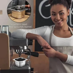 Tom Küche & Esszimmer-Espresso-Abklopfbehälter aus Edelstahl zur einfachen Entsorgung des Kaffeesatzes