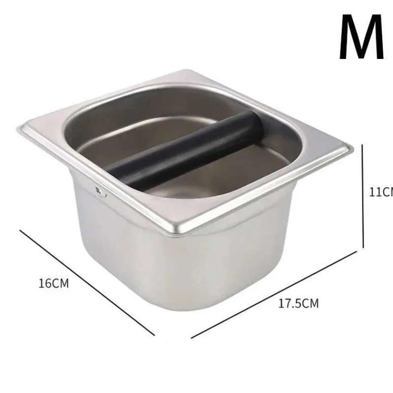 Tom Küche & Esszimmer-Espresso-Abklopfbehälter aus Edelstahl zur einfachen Entsorgung des Kaffeesatzes