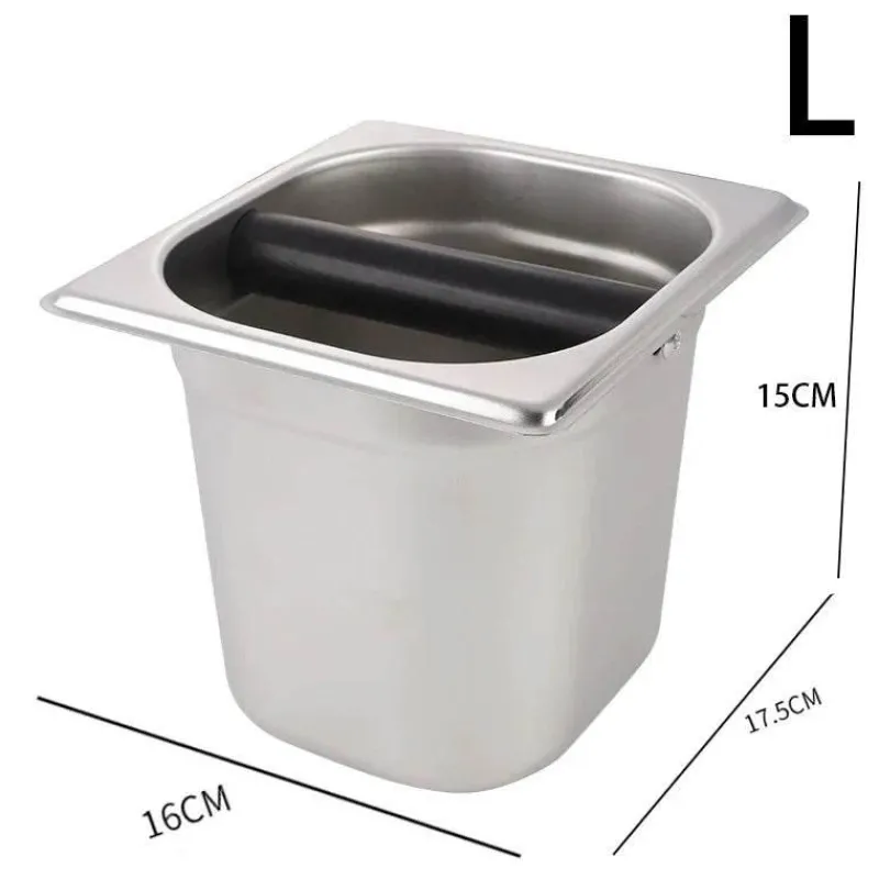 Tom Küche & Esszimmer-Espresso-Abklopfbehälter aus Edelstahl zur einfachen Entsorgung des Kaffeesatzes