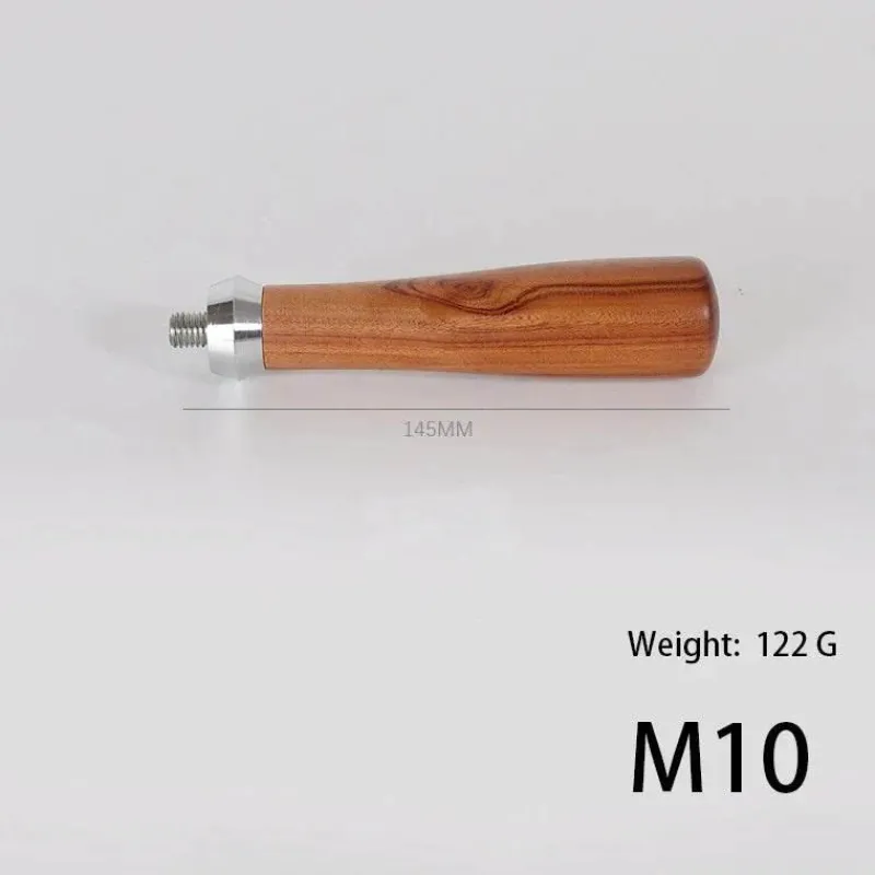 Tom Küche & Esszimmer-Espressofilterhalter - M10 Barista-Werkzeug mit Holzgriff