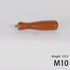 Tom Küche & Esszimmer-Espressofilterhalter - M10 Barista-Werkzeug mit Holzgriff