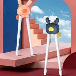 Kinder Little Nest Kinderwagen & Zubehör|Küche & Esszimmer-Essstäbchen zum Üben – Lustige Lernutensilien für Kinder