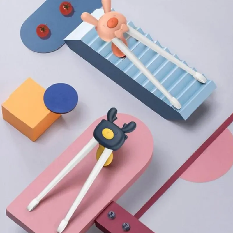 Kinder Little Nest Kinderwagen & Zubehör|Küche & Esszimmer-Essstäbchen zum Üben – Lustige Lernutensilien für Kinder