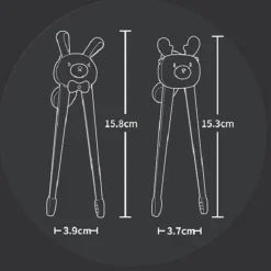 Kinder Little Nest Kinderwagen & Zubehör|Küche & Esszimmer-Essstäbchen zum Üben – Lustige Lernutensilien für Kinder