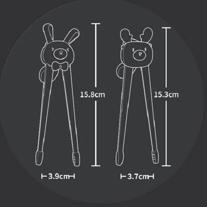 Kinder Little Nest Kinderwagen & Zubehör|Küche & Esszimmer-Essstäbchen zum Üben – Lustige Lernutensilien für Kinder