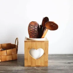 Space Savvy Küche & Esszimmer-Essstäbchenhalter im japanischen Stil – Multifunktions-Aufbewahrungsbehälter