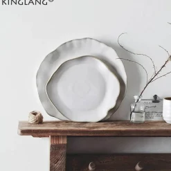 Elegance at the Table Küche & Esszimmer-Essteller-Set aus Keramik – Hochwertige runde Teller für Zuhause und das Restaurant