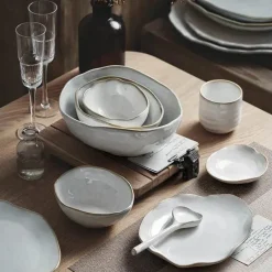 Elegance at the Table Küche & Esszimmer-Essteller-Set aus Keramik – Hochwertige runde Teller für Zuhause und das Restaurant