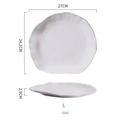 Elegance at the Table Küche & Esszimmer-Essteller-Set aus Keramik – Hochwertige runde Teller für Zuhause und das Restaurant