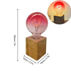 Comfort u0026 Style Beleuchtung-Eternity Love Heart LED-Lampe – romantisches Atmosphärenlicht