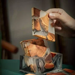 Feast Essentials Küche & Esszimmer-Etherea Getränkeuntersetzer – Elegante dekorative Getränkeuntersetzer