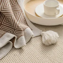 Wrap u0026 Relax Bettzeug-Ethnische Strickdecke - Gemütliches Sofadekor