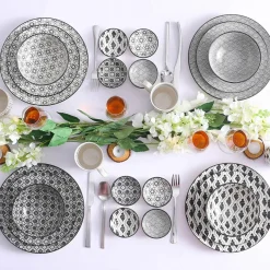 Elegance at the Table Küche & Esszimmer-Euporie Porzellan-Geschirrset – Elegantes Tafelservice