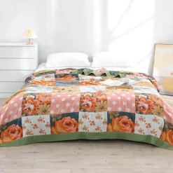 Wrap u0026 Relax Bettzeug-Europäische Baumwollgaze-Überwurfdecke - Leichter Sofa- und Bettüberwurf