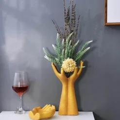 Timeless Vessels Wohndeko-Europäische Handmodell-Keramikvase - Dekorativer Wohnakzent