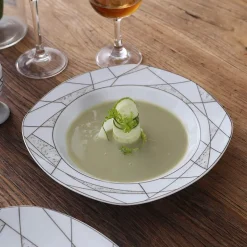 Elegance at the Table Küche & Esszimmer-Eurydome Porzellan-Tafelservice – Elegantes Esstischgeschirr