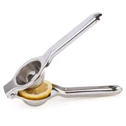 The Culinary Kit Küche & Esszimmer-Extra großer manueller Entsafter aus Edelstahl – Hochleistungs-Obstpresse