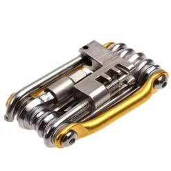 Roam Ready Fahrräder & Verkehr|Outdoor-Artikel-Fahrradreparaturwerkzeug 15-in-1 – Multifunktionales Taschen-Wartungsset