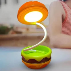Ember u0026 Ivy Beleuchtung-Faltbare kabellose Hamburger-Tischlampe – einzigartige Designbeleuchtung