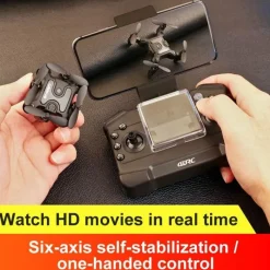 The Decor Haven Outdoor-Gadgets|Outdoor-Artikel-Faltbare Mini-HD-FPV-Drohne – intelligenter Quadrocopter mit Fernbedienung