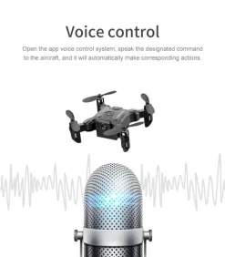 The Decor Haven Outdoor-Gadgets|Outdoor-Artikel-Faltbare Mini-HD-FPV-Drohne – intelligenter Quadrocopter mit Fernbedienung