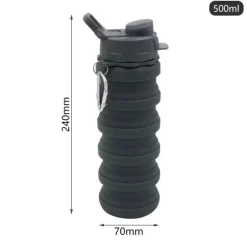 Gear Up u0026 Go Outdoor-Gadgets|Outdoor-Artikel-Faltbare Reisewasserflasche – Tragbare Trinklösung