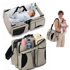 Kinder Little Nest Kinderwagen & Zubehör-Faltbare Reise-Wickeltasche für Kleinkinder – Tragbare Mama-Tasche