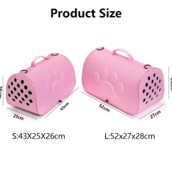 Furendo Haustierzubehör|Reinigungswerkzeuge Für Haustiere-Faltbare Tragetasche für Haustiere – Atmungsaktive Reisetasche für Katzen und Hunde