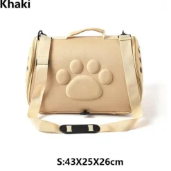 Furendo Haustierzubehör|Reinigungswerkzeuge Für Haustiere-Faltbare Tragetasche für Haustiere – Atmungsaktive Reisetasche für Katzen und Hunde