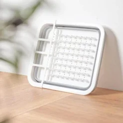 Deco Küche & Esszimmer-Faltbarer Abtropfständer – Platzsparender Küchen-Organizer