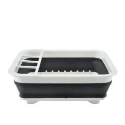 Deco Küche & Esszimmer-Faltbarer Abtropfständer – Platzsparender Küchen-Organizer