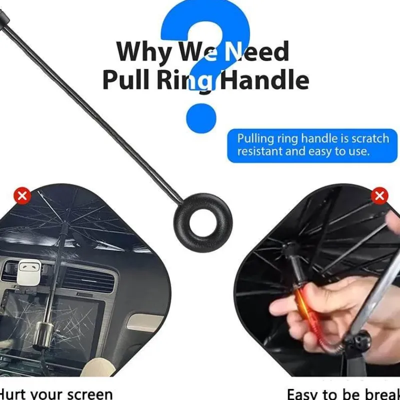 Wild u0026 Free Gear Autozubehör|Automobilindustrie-Faltbarer Auto-Windschutzscheiben-Regenschirm – Sonnenschutz zum Schutz des Fahrzeugs