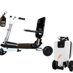 Wilderness Haven Mobilitäts- Und Support-Tools|Outdoor-Artikel-Faltbarer Dreirad-Scooter – Kompaktes Design für einfachen Transport