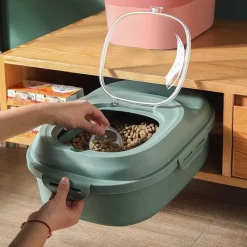 Space Savvy Küche & Esszimmer-Faltbarer, feuchtigkeitsbeständiger Vorratsbehälter für Lebensmittel – platzsparender Küchen-Organizer