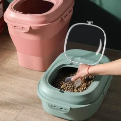 Space Savvy Küche & Esszimmer-Faltbarer, feuchtigkeitsbeständiger Vorratsbehälter für Lebensmittel – platzsparender Küchen-Organizer