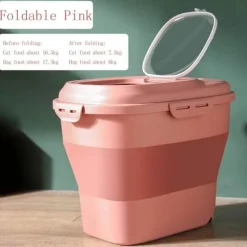 Space Savvy Küche & Esszimmer-Faltbarer, feuchtigkeitsbeständiger Vorratsbehälter für Lebensmittel – platzsparender Küchen-Organizer