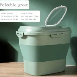 Space Savvy Küche & Esszimmer-Faltbarer, feuchtigkeitsbeständiger Vorratsbehälter für Lebensmittel – platzsparender Küchen-Organizer