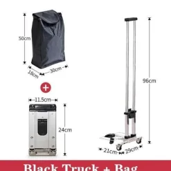 Roam Ready Outdoor-Artikel|Outdoor-Gadgets-Faltbarer Handwagen - Tragbarer Mehrzweckwagen