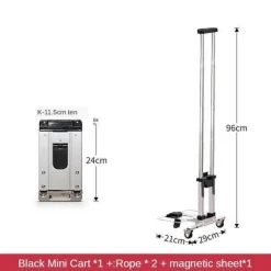 Roam Ready Outdoor-Artikel|Outdoor-Gadgets-Faltbarer Handwagen - Tragbarer Mehrzweckwagen