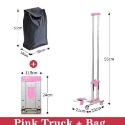 Roam Ready Outdoor-Artikel|Outdoor-Gadgets-Faltbarer Handwagen - Tragbarer Mehrzweckwagen