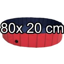 Decor Haustierzubehör-Faltbarer Haustier-Badepool - Tragbarer Hunde- und Katzenpool