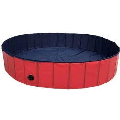 Decor Haustierzubehör-Faltbarer Haustier-Badepool - Tragbarer Hunde- und Katzenpool