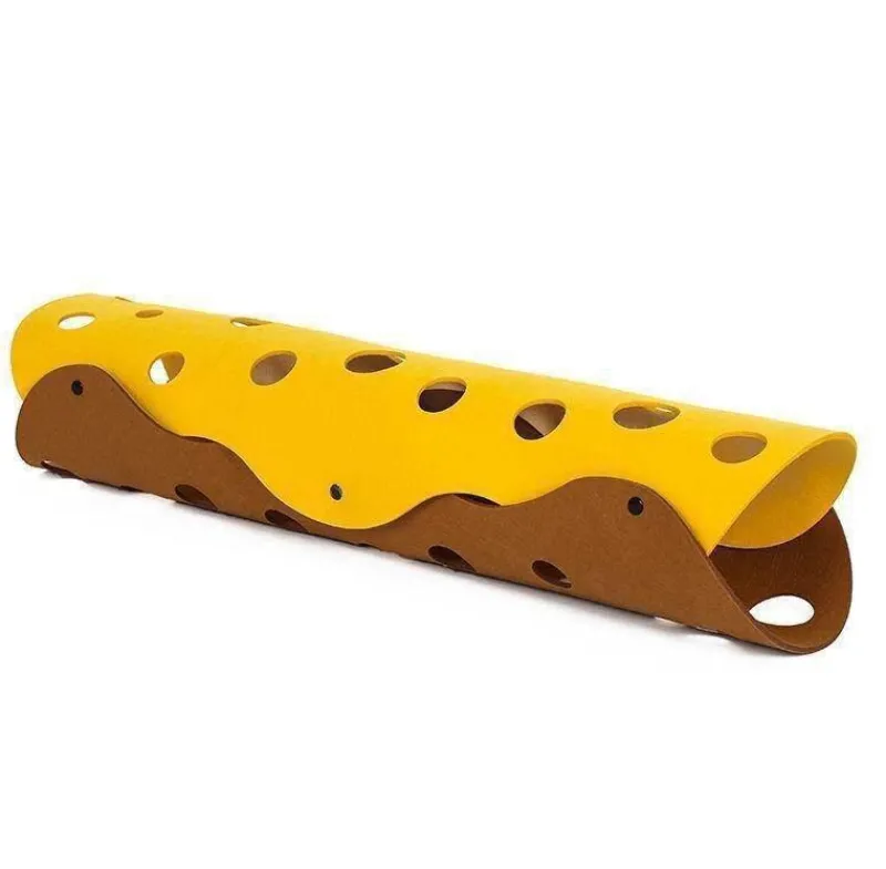 Decor Haustierzubehör-Faltbarer Katzentunnel – Interaktives Multi-Tunnel-Spielspielzeug für Katzen