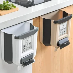 Cozy Living Küche & Esszimmer|Möbel-Faltbarer Küchenmülleimer – Platzsparender Schrankabfalleimer