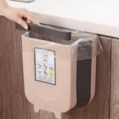 Cozy Living Küche & Esszimmer|Möbel-Faltbarer Küchenmülleimer – Platzsparender Schrankabfalleimer