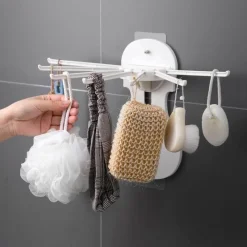 Space Savvy Küche & Esszimmer-Faltbarer Küchen-Organizer zur Wandmontage – Aufbewahrungsregal ohne Bohren