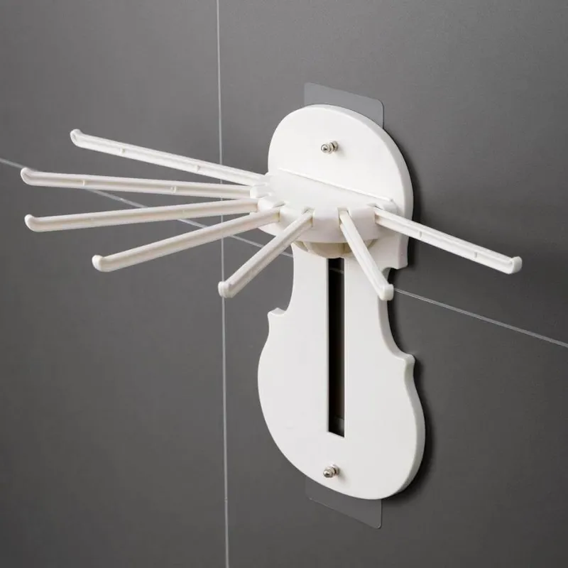 Space Savvy Küche & Esszimmer-Faltbarer Küchen-Organizer zur Wandmontage – Aufbewahrungsregal ohne Bohren